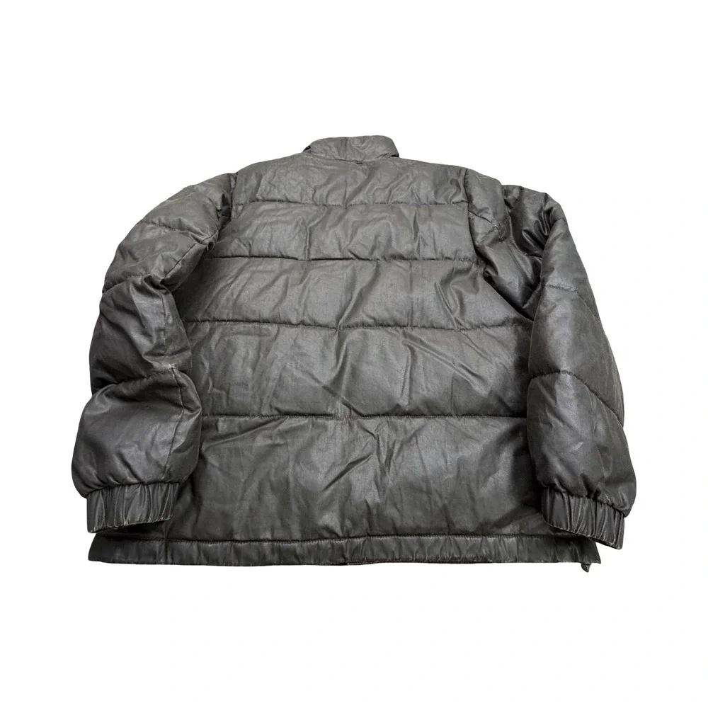 Levi's Puffer Jacket Mens M Dark Olive Prototype Factory Sample LMU26-092 Plaid